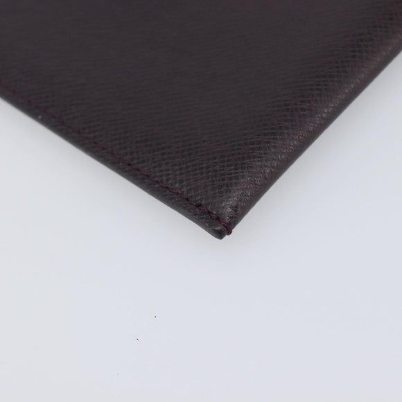 LOUIS VUITTON Taiga Document Case Pouch Acajou M99087 LV Auth ep16833