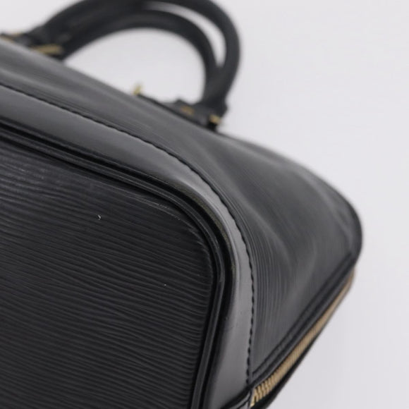 LOUIS VUITTON Epi Alma Hand Bag Noir Black M52142 LV Auth ep16839