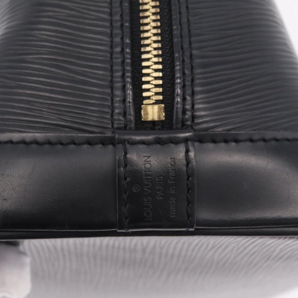 LOUIS VUITTON Epi Alma Hand Bag Noir Black M52142 LV Auth ep16839