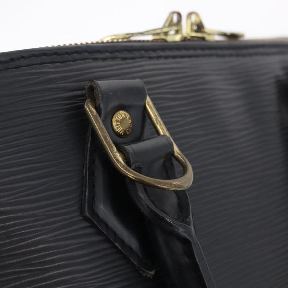LOUIS VUITTON Epi Alma Hand Bag Noir Black M52142 LV Auth ep16839