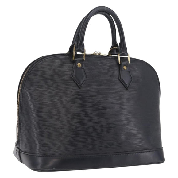 LOUIS VUITTON Epi Alma Hand Bag Noir Black M52142 LV Auth ep16839