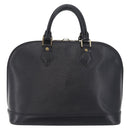 LOUIS VUITTON Epi Alma Hand Bag Noir Black M52142 LV Auth ep16839-2