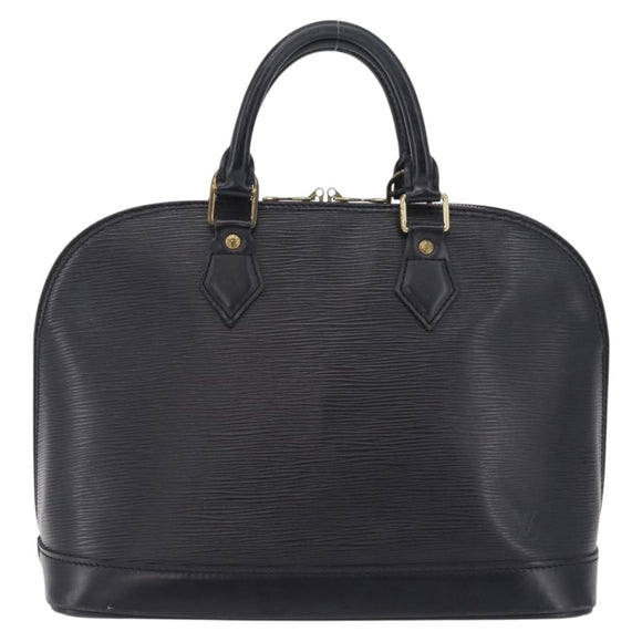 LOUIS VUITTON Epi Alma Hand Bag Noir Black M52142 LV Auth ep16839