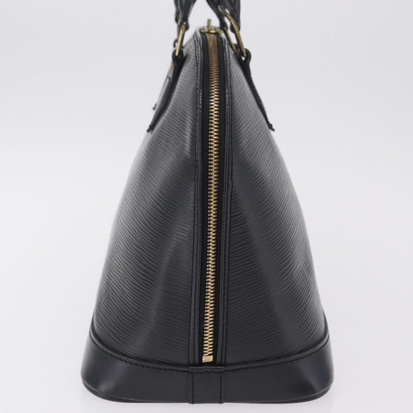 LOUIS VUITTON Epi Alma Hand Bag Noir Black M52142 LV Auth ep16839
