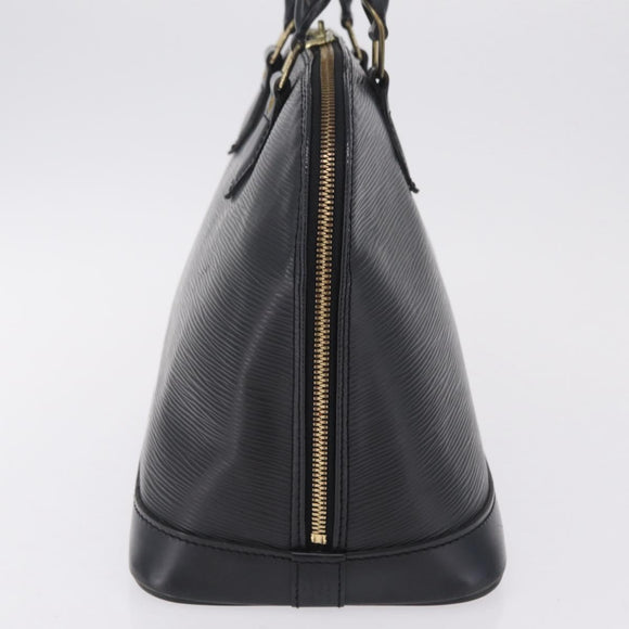 LOUIS VUITTON Epi Alma Hand Bag Noir Black M52142 LV Auth ep16839