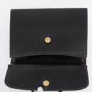Burberrys Hand Bag Leather Black Gold Auth ep16840A-10