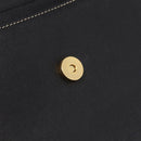 Burberrys Hand Bag Leather Black Gold Auth ep16840A-20