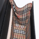 Burberrys Hand Bag Leather Black Gold Auth ep16840A-21