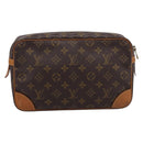 LOUIS VUITTON Monogram Compiegne 28 Clutch Bag M51845 LV Auth ep16843-2
