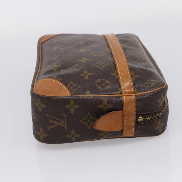 LOUIS VUITTON Monogram Compiegne 28 Clutch Bag M51845 LV Auth ep16843