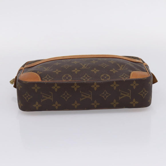 LOUIS VUITTON Monogram Compiegne 28 Clutch Bag M51845 LV Auth ep16843