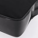 GUCCI Bamboo Hand Bag Nylon Black Silver 000 0538 Auth ep16850-11