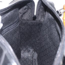 GUCCI Bamboo Hand Bag Nylon Black Silver 000 0538 Auth ep16850-18