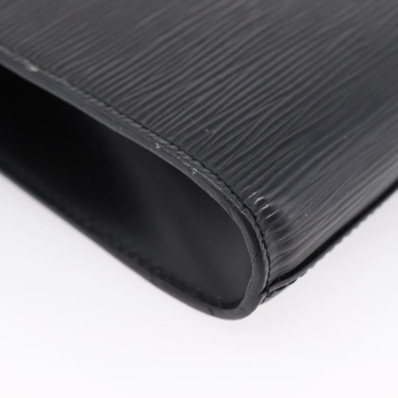 LOUIS VUITTON Epi Art Deco Clutch Bag Black M52632 LV Auth ep16857A