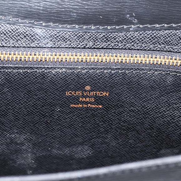 LOUIS VUITTON Epi Art Deco Clutch Bag Black M52632 LV Auth ep16857A