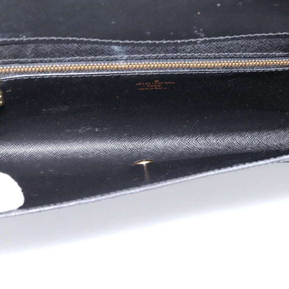 LOUIS VUITTON Epi Art Deco Clutch Bag Black M52632 LV Auth ep16857A