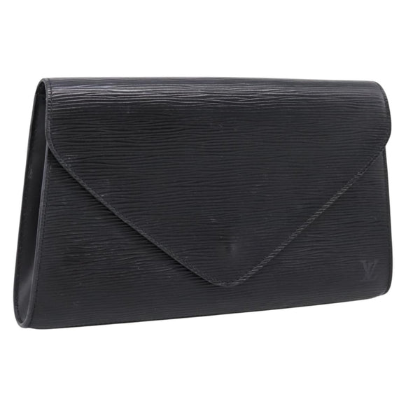 LOUIS VUITTON Epi Art Deco Clutch Bag Black M52632 LV Auth ep16857A
