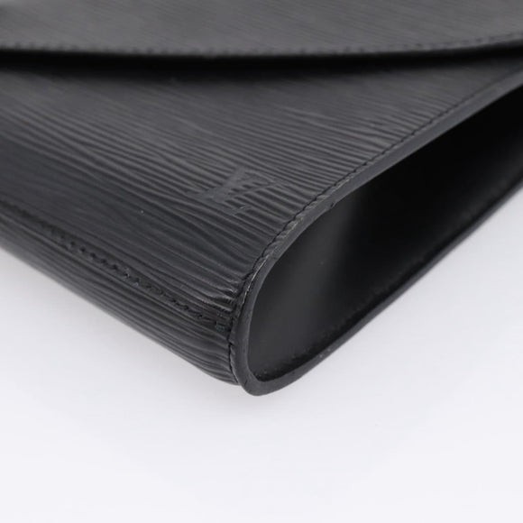 LOUIS VUITTON Epi Art Deco Clutch Bag Black M52632 LV Auth ep16857A