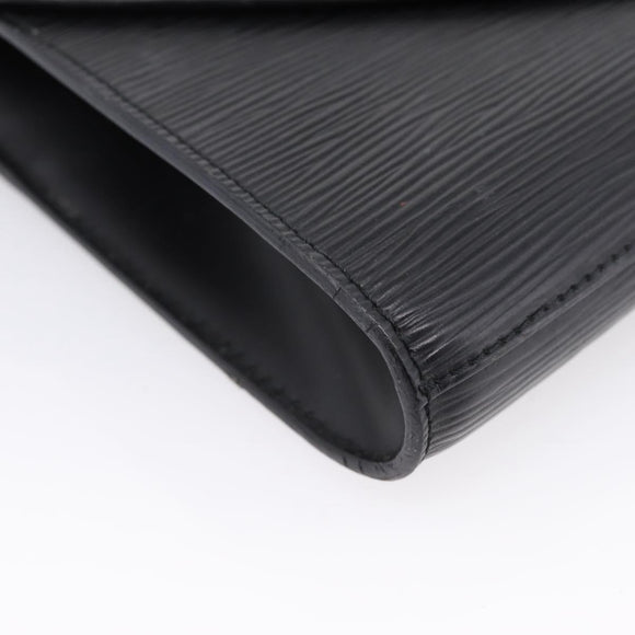LOUIS VUITTON Epi Art Deco Clutch Bag Black M52632 LV Auth ep16857A