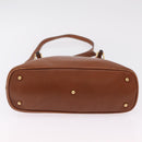GUCCI Bamboo Hand Bag Leather 2way Brown Gold 000 3780 0290 Auth ep16872-12