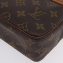 LOUIS VUITTON Monogram Compiegne 23 Clutch Bag M51847 LV Auth ep16875-11