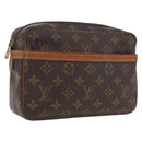 LOUIS VUITTON Monogram Compiegne 23 Clutch Bag M51847 LV Auth ep16875-1