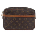 LOUIS VUITTON Monogram Compiegne 23 Clutch Bag M51847 LV Auth ep16875-2