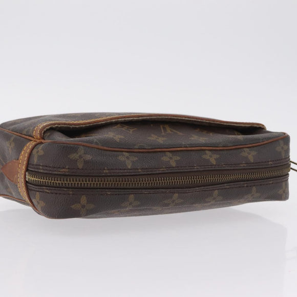 LOUIS VUITTON Monogram Compiegne 23 Clutch Bag M51847 LV Auth ep16875