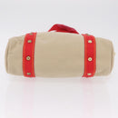 LOUIS VUITTON Antigua Cabas MM Tote Bag Beige Red M40035 LV Auth ep16876-7