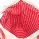 LOUIS VUITTON Antigua Cabas MM Tote Bag Beige Red M40035 LV Auth ep16876-22