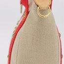 LOUIS VUITTON Antigua Cabas MM Tote Bag Beige Red M40035 LV Auth ep16876-4