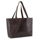 PRADA Tote Bag Leather Brown Auth ep16886-1