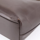 PRADA Tote Bag Leather Brown Auth ep16886-12