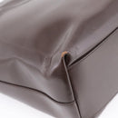 PRADA Tote Bag Leather Brown Auth ep16886-13