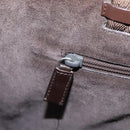 PRADA Tote Bag Leather Brown Auth ep16886-17