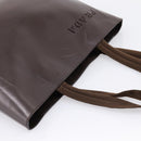 PRADA Tote Bag Leather Brown Auth ep16886-6