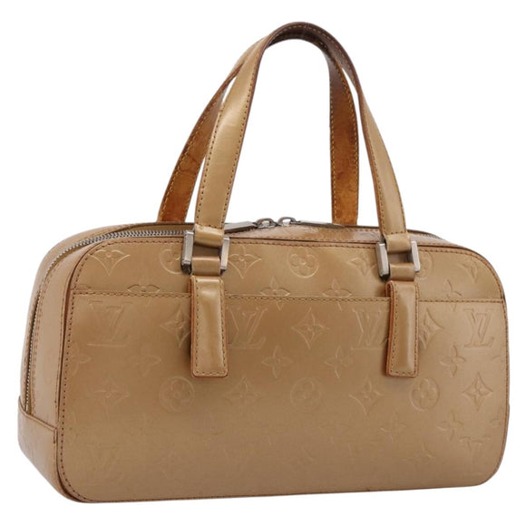 LOUIS VUITTON Monogram mat Shelton Hand Bag Noisette M55177 LV Auth ep16888
