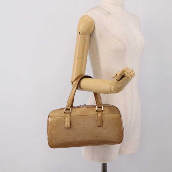 LOUIS VUITTON Monogram mat Shelton Hand Bag Noisette M55177 LV Auth ep16888
