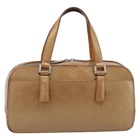 LOUIS VUITTON Monogram mat Shelton Hand Bag Noisette M55177 LV Auth ep16888