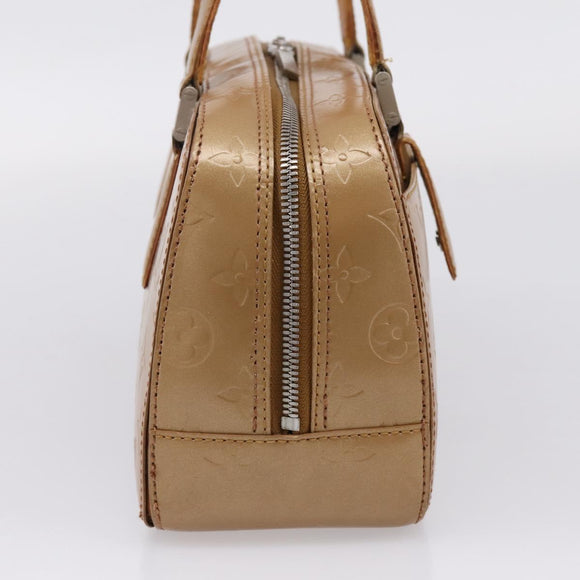 LOUIS VUITTON Monogram mat Shelton Hand Bag Noisette M55177 LV Auth ep16888