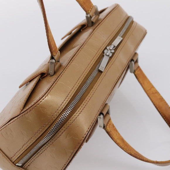 LOUIS VUITTON Monogram mat Shelton Hand Bag Noisette M55177 LV Auth ep16888