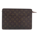 LOUIS VUITTON Monogram Pochette Homme Clutch Bag M51795 LV Auth ep16898-2
