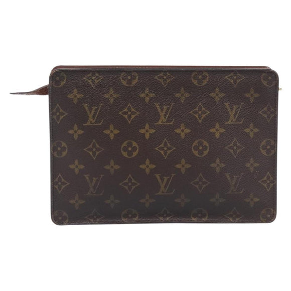 LOUIS VUITTON Monogram Pochette Homme Clutch Bag M51795 LV Auth ep16898