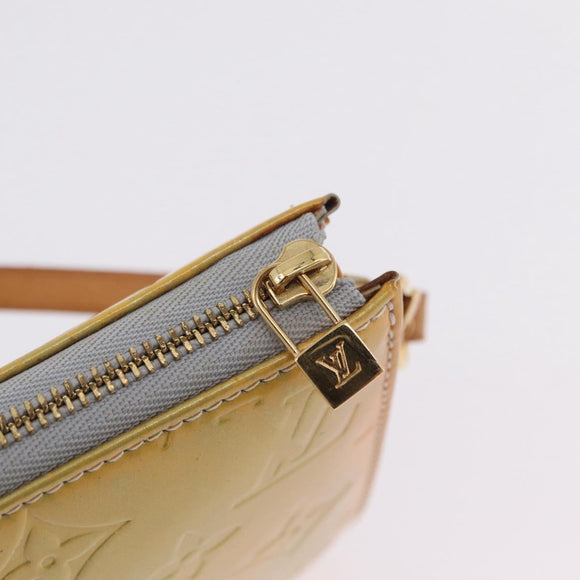 LOUIS VUITTON Monogram Vernis Lexington Pouch Gris M91056 LV Auth ep16904