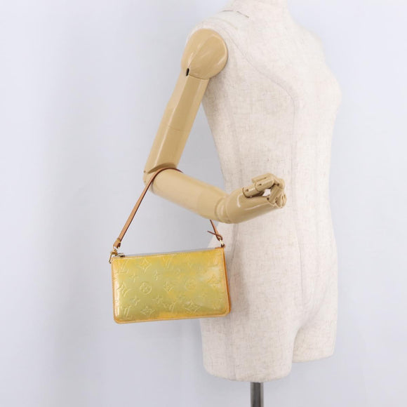 LOUIS VUITTON Monogram Vernis Lexington Pouch Gris M91056 LV Auth ep16904