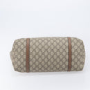 GUCCI Micro GG Supreme Tote Bag PVC Beige Gold 309613 Auth ep16905-10