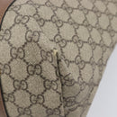 GUCCI Micro GG Supreme Tote Bag PVC Beige Gold 309613 Auth ep16905-13