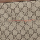 GUCCI Micro GG Supreme Tote Bag PVC Beige Gold 309613 Auth ep16905-4