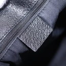 GUCCI GG Canvas Tote Bag Black Silver 120836 Auth ep16908-16