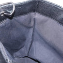 GUCCI GG Canvas Tote Bag Black Silver 120836 Auth ep16908-18